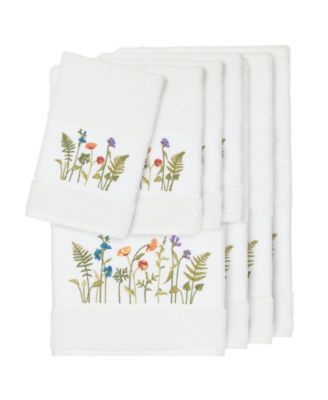 Turkish Cotton Serenity 8-Pc. Embellished Towel Set