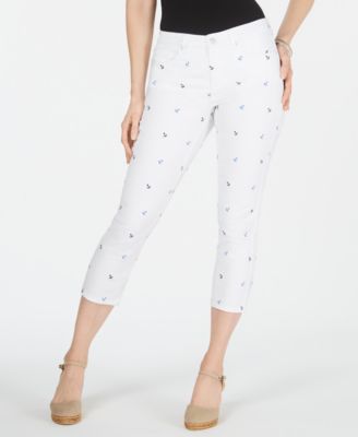 Charter Club Bristol Printed Skinny Capri Jeans main image 1