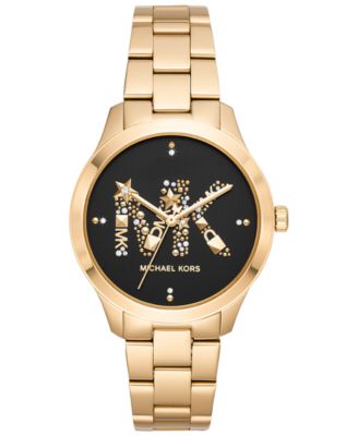 Michael Kors - Women's Gold-Tone Stainless Steel Bracelet Watch 38mm