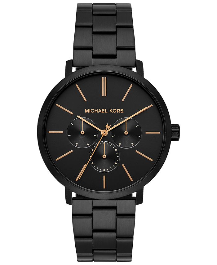 Michael Kors Men's Blake Black Stainless Steel Bracelet Watch 42mm &  Reviews - All Watches - Jewelry & Watches - Macy's