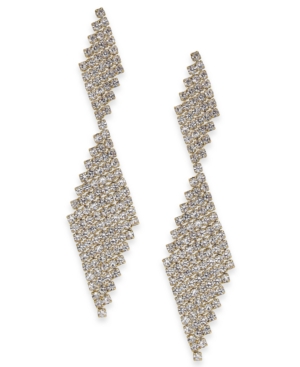 image of Inc Crystal Mesh Drop Earrings, Created for Macy-s