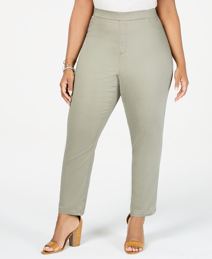 Sound/Style Lucy Plus Size Colored Denim Jeggings - Macy's