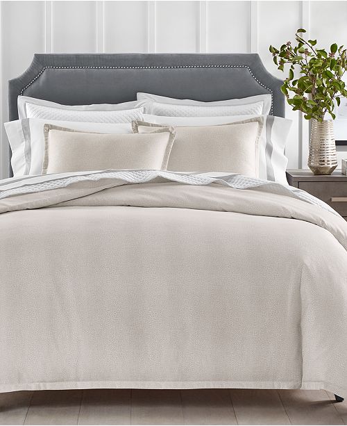 Charter Club Sleep Luxe Cotton 800 Thread Count Pebble Duvet Cover