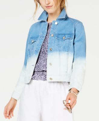 michael kors white jean jacket