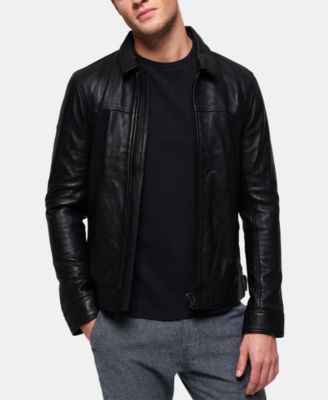 superdry curtis leather jacket