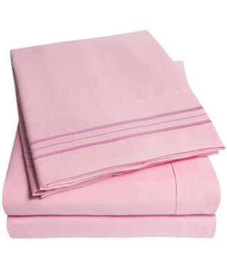 Microfiber 3-Pc. Sheet Set, Twin