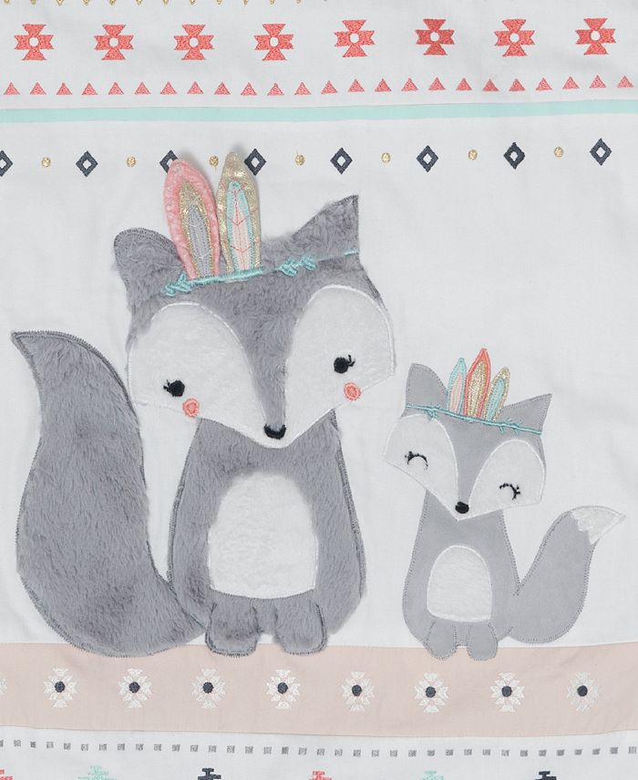 Lambs & Ivy Southwest Fox 3Piece Crib Bedding Set & Reviews