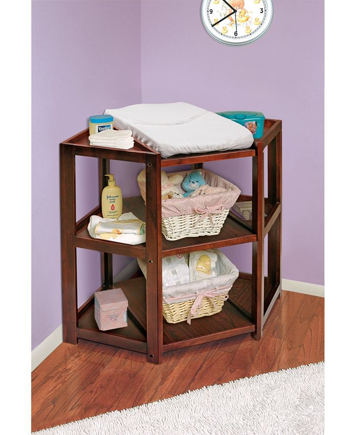 Badger Basket Diaper Corner Baby Changing Table OVERMAX Macy's