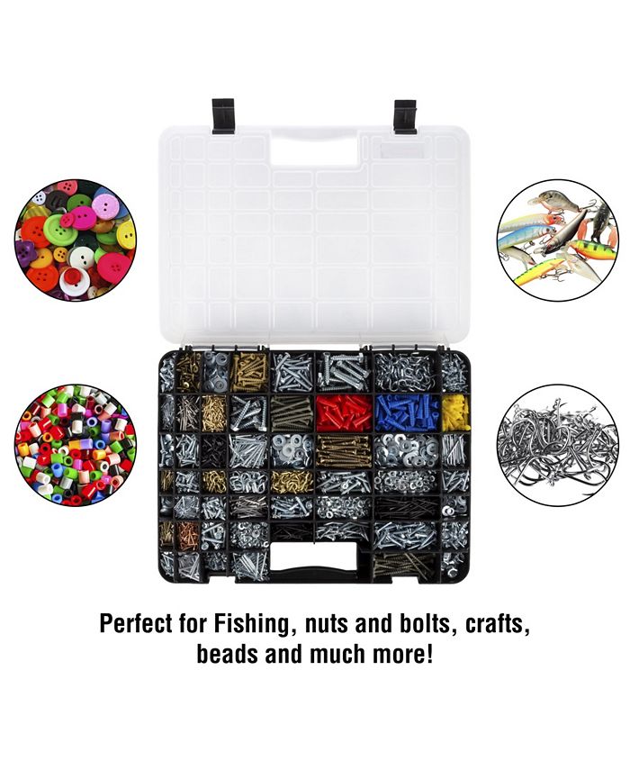 Trademark Global Portable Storage Case with Secure Locks and 55 Small