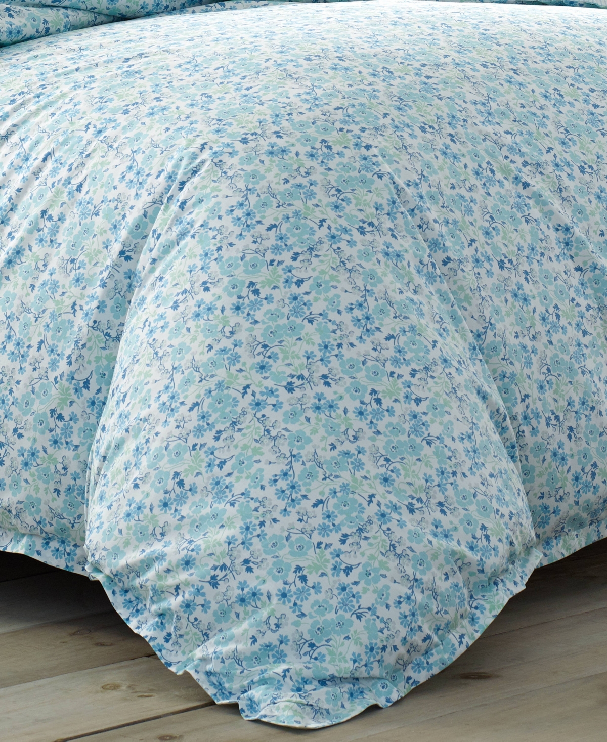 Laura Ashley Jaynie Stonewashed Cotton 3-Pc. Duvet Cover Set