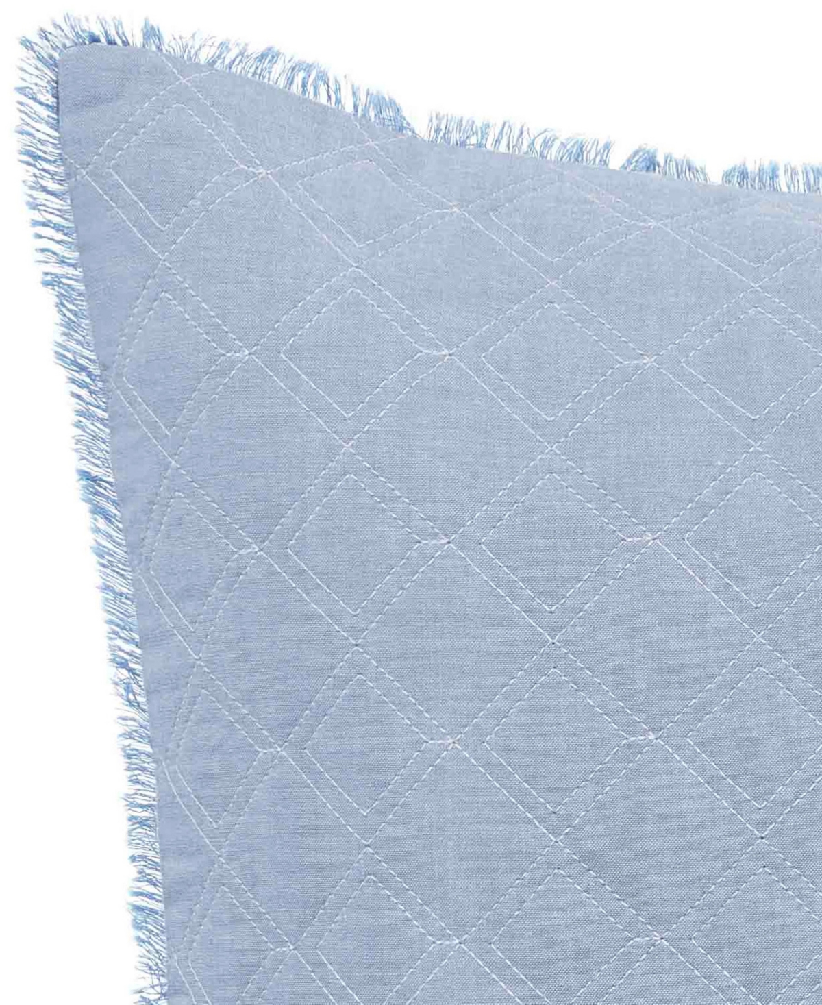 Laura Ashley Mila Fringe Edge Decorative Pillow, 16" x 20"