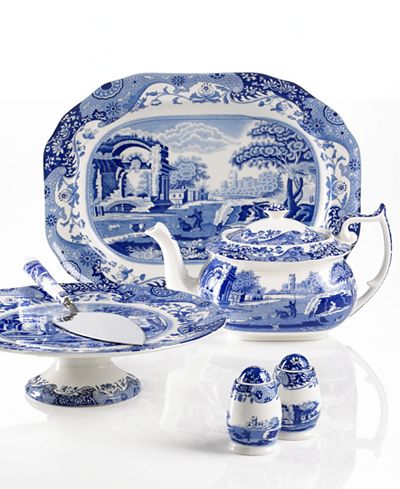 Spode Serveware, Blue Italian Collection