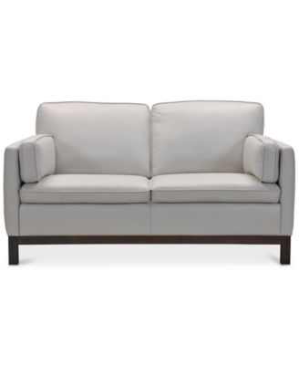 CLOSEOUT! Virton 63" Leather Loveseat, Created for Macy's