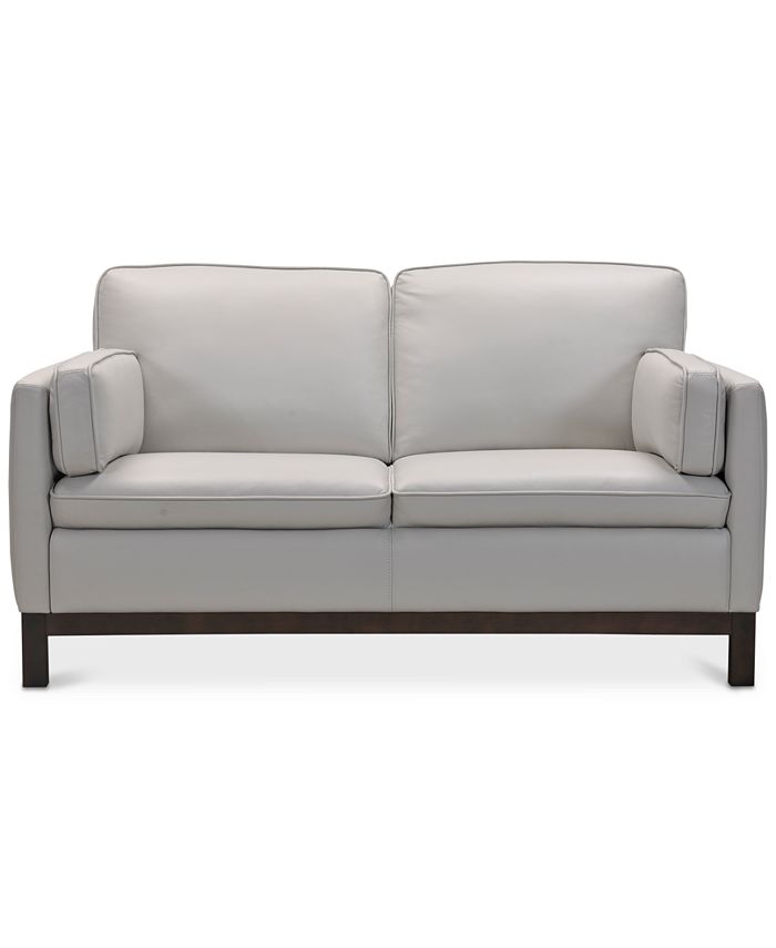 Furniture Virton 63" Leather Loveseat, Created for Macy's Macy's