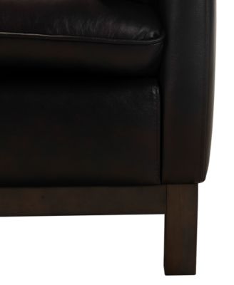 CLOSEOUT! Virton 136" 4-Pc. Leather Chaise Sectional Sofa, Created for Macy's