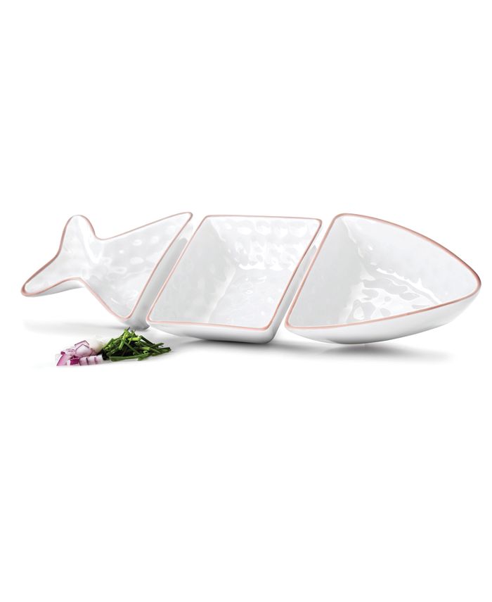 Widgeteer 3 Piece Fish Serving Bowls Set Macy's