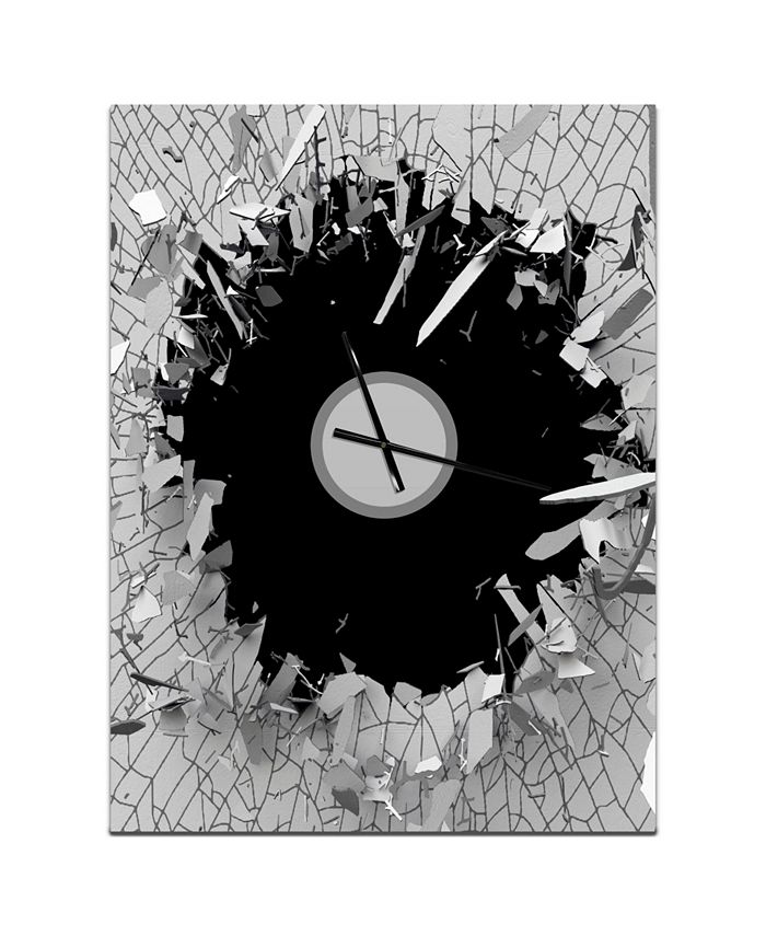 Design Art Designart Oversized Modern Metal Wall Clock Macy's