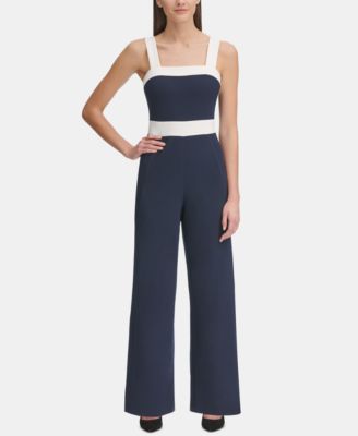 tommy hilfiger navy jumpsuit