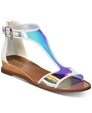 image of Kenneth Cole New York Women-s Jenessa Wedge Sandals Women-s Shoes