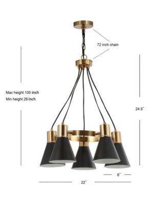 Markle 22" 5-Light LED Pendant