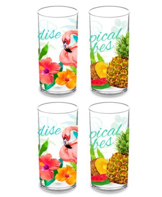 TarHong - Tropical Vibes Set Of 4 Jumbo S/4
