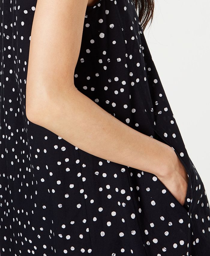 Eileen fisher dot print dress hot sale