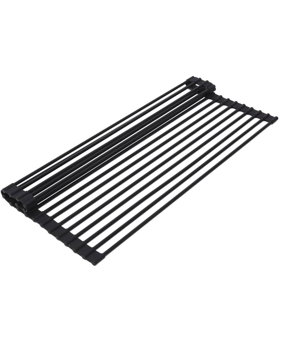 Dr-881 Over-The-Sink Roll-Up Drying Rack - Black