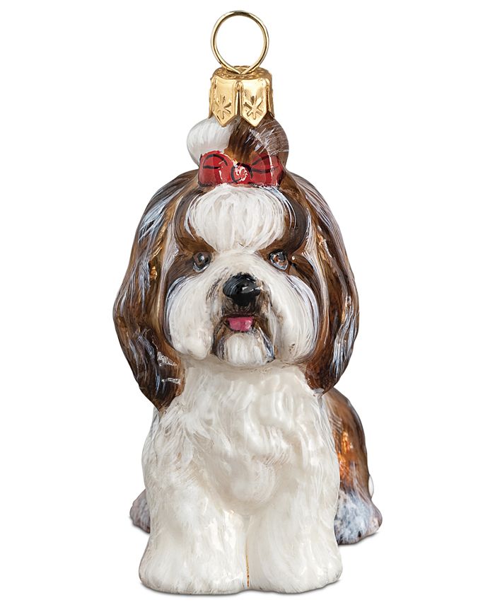 Joy to the World Shih Tzu Top Knot Brown White Pet Charity