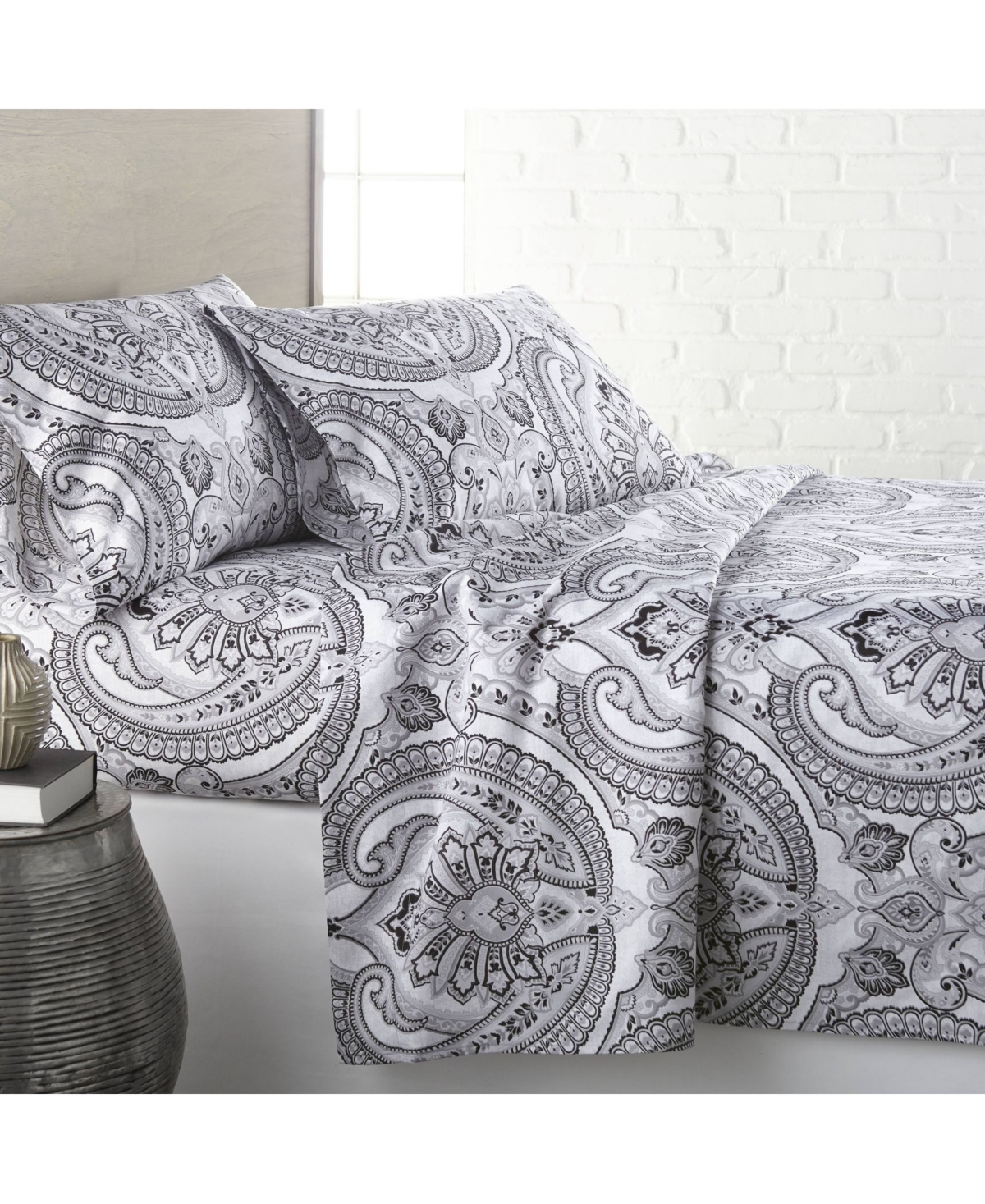 Southshore Fine Linens Classic Paisley Ultra-Soft 4-Pc. Sheet Set