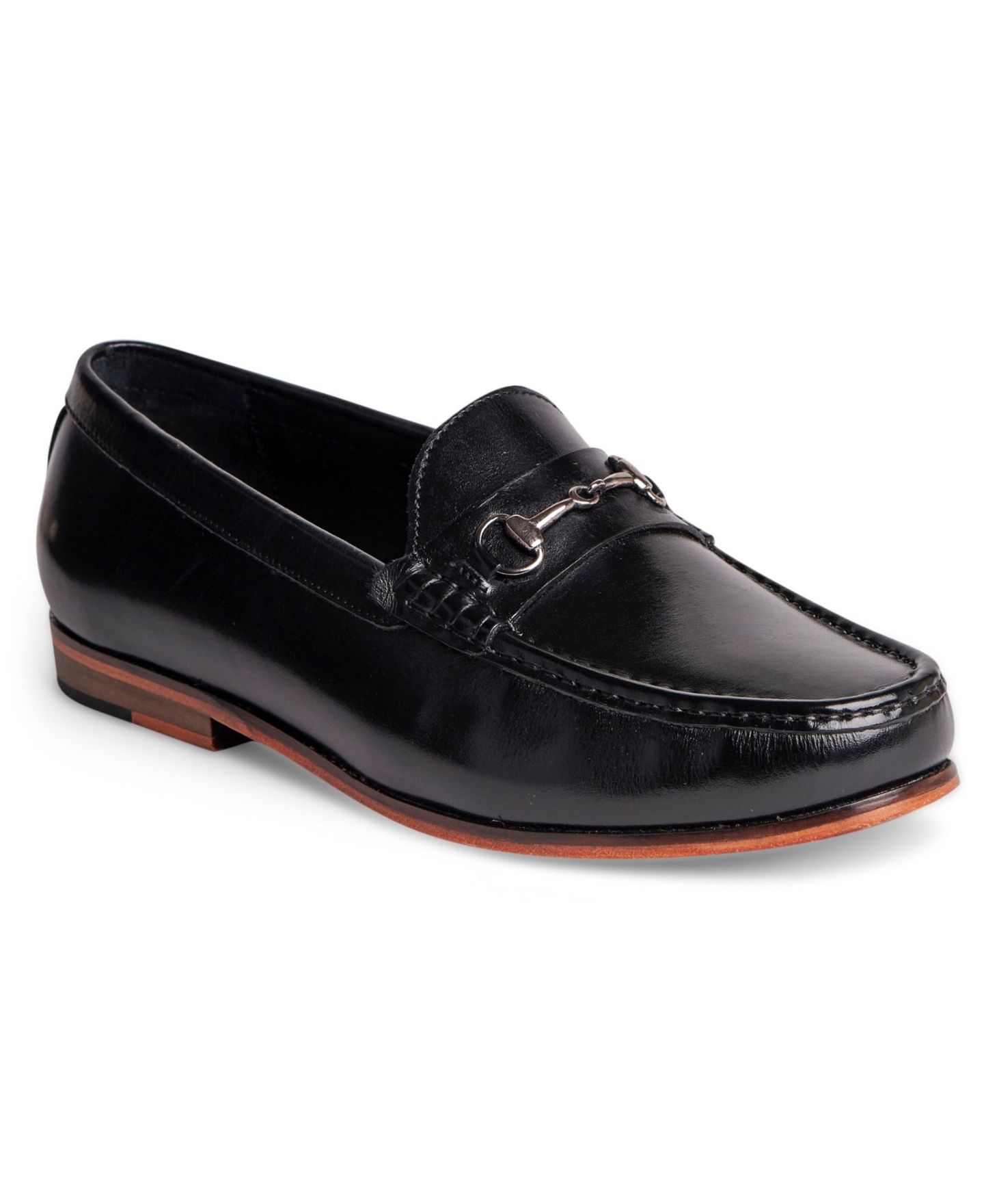 Мужские туфли Anthony Veer Filmore Bit Loafer, цвет: Чёрный — фото 5