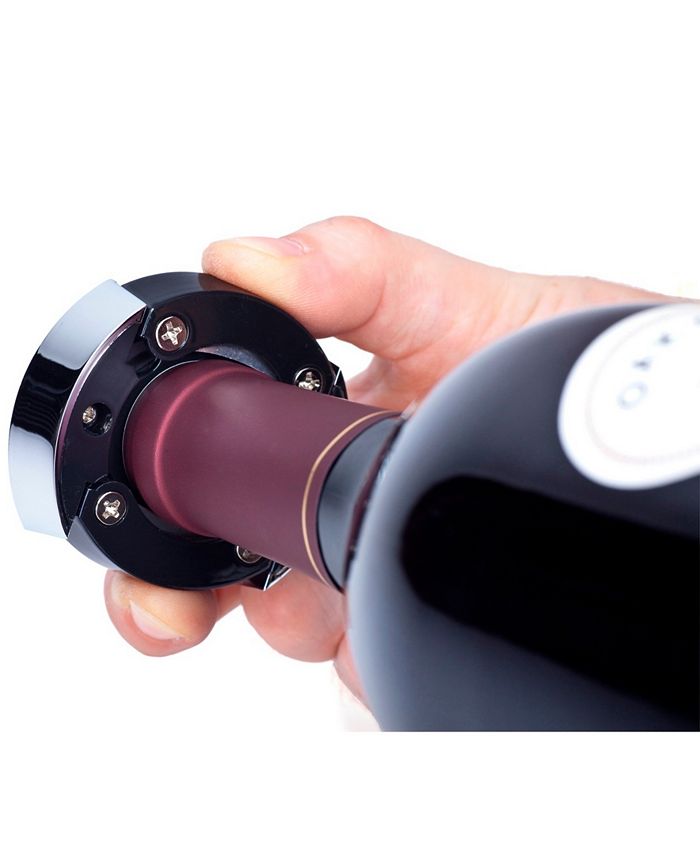 Ozeri Nouveaux II Electric Wine Opener with Foil Cutter, Wine Pourer