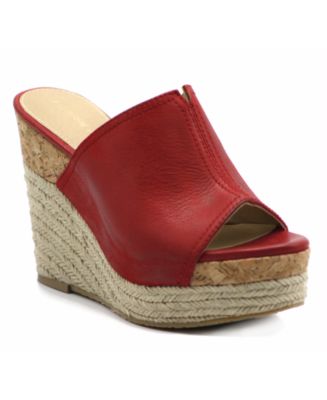 Adrienne Vittadini Women's Cherli Platform Wedge Sandals - Macy's