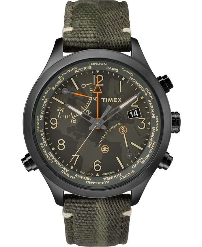 Timex waterbury shop world time