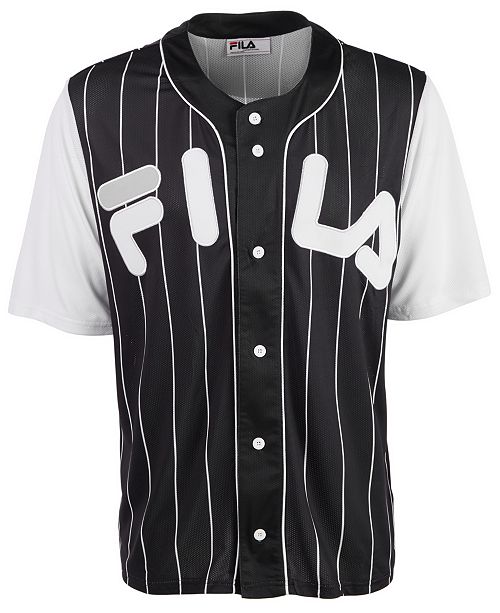 Fila Men S Castro Baseball Jersey Reviews Casual Button Down