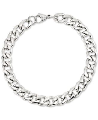 LEGACY for MEN by Simone I. Smith Curb Chain Bracelet in Stainless ...
