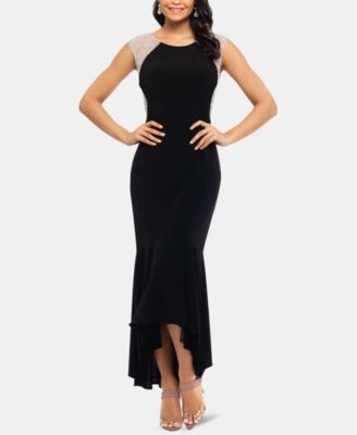 xscape beaded cocktail dress