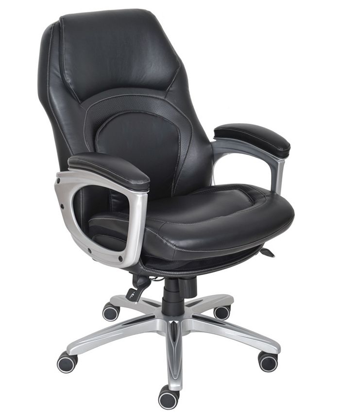 Serta Wellness Executive Leather Office Chair Macy's