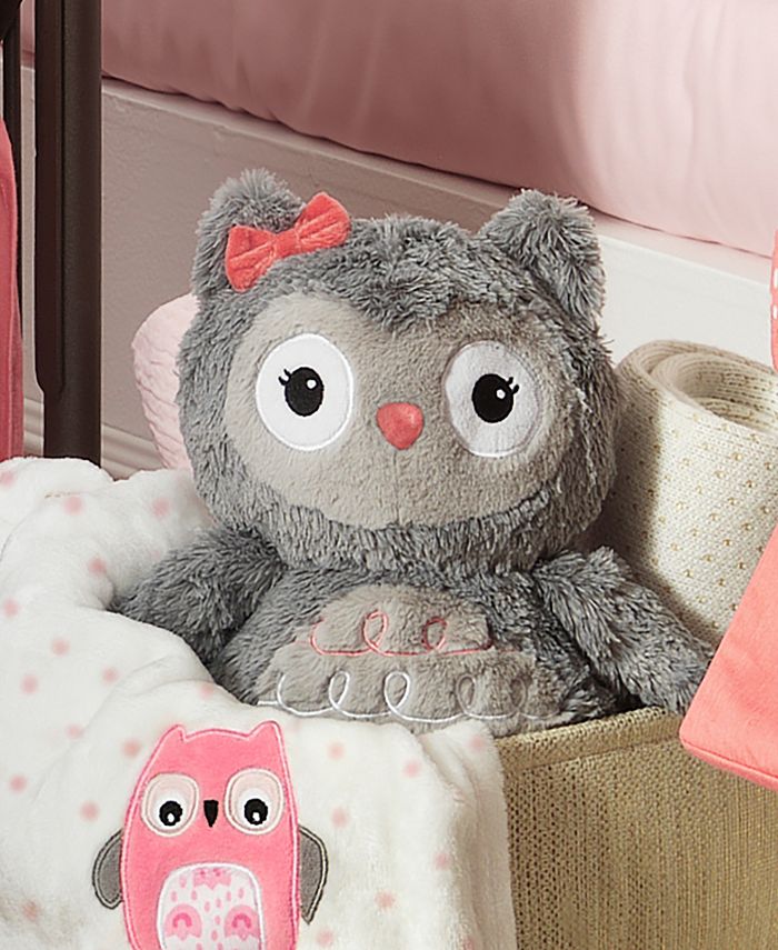 Lambs & Ivy Family Tree Gray Plush Owl Stuffed Animal 10" Izzy Macy's