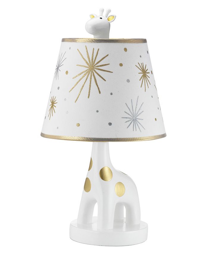 Lambs & Ivy Signature Moonbeams Giraffe Nursery Lamp with Shade and