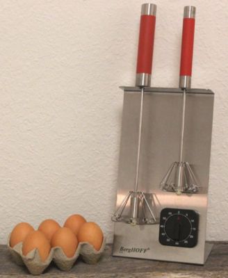 16.5" 18/10 Stainless Steel Whisk And Timer Set