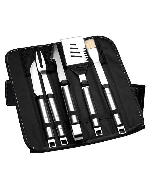 BergHoff Cubo 6-Pc. Stainless Steel BBQ Set with Folding Bag & Reviews ...