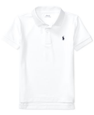 Toddler and Little Boys Performance Jersey Polo Shirt