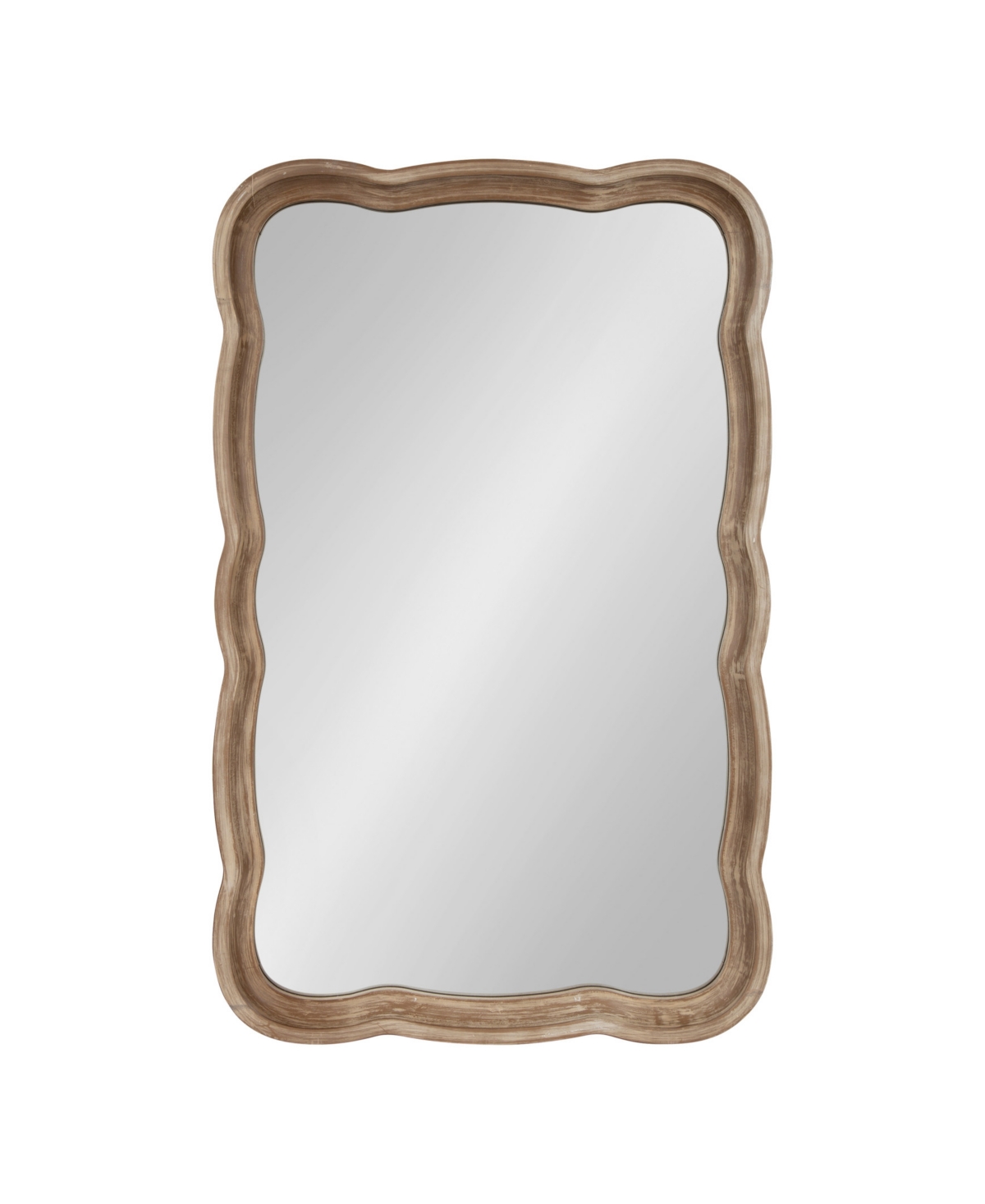 Hatherleigh Scallop Wood Wall Mirror - Medium Bro