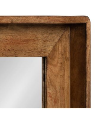 Basking Wall Mirror with Shelf