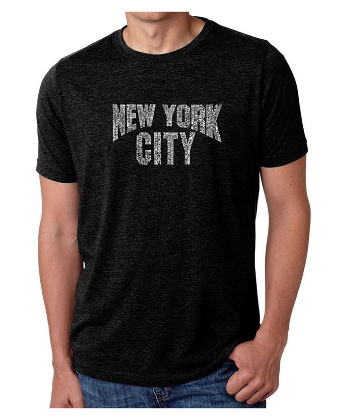 LA Pop Art Mens Big and Tall Premium Blend Word Art T-Shirt - New York ...