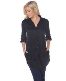 Black Button Down Shirt Women Macy S