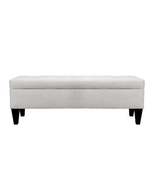 Mjl Furniture Designs Brooke Button Tufted Upholstered Storage Ottoman Bench Reviews Furniture Macy S