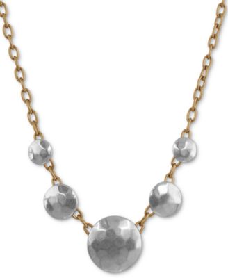 Lucky Brand - Two-Tone Coin Collar Necklace