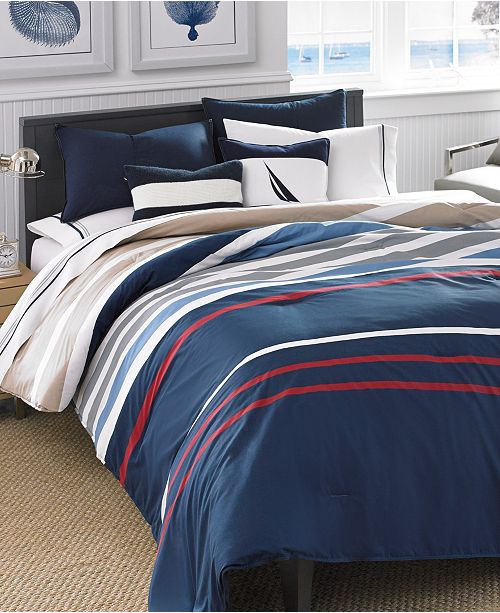 Nautica Bradford Twin Duvet Set Reviews Duvet Covers Bed