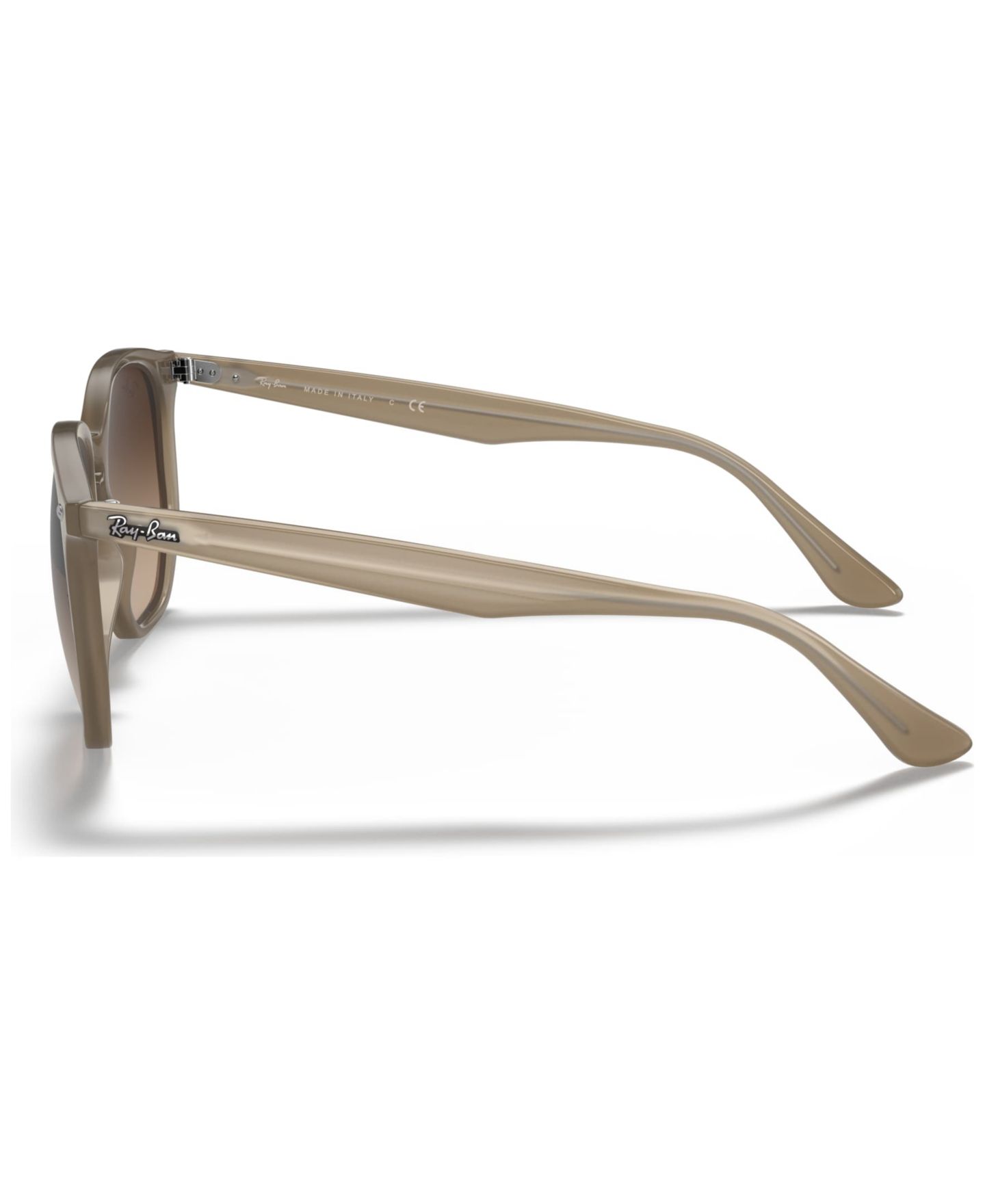 Женские солнцезащитные очки Ray-Ban Sunglasses, RB4306 54, цвет: Бежевый / Коричневый градиентный коричневый — фото 2